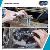 Hazet 6106-1CT 1⁄4″ Torque wrench ∙ 1 – 6 Nm ∙ ±4% ∙ With HiPer reversible ratchet
