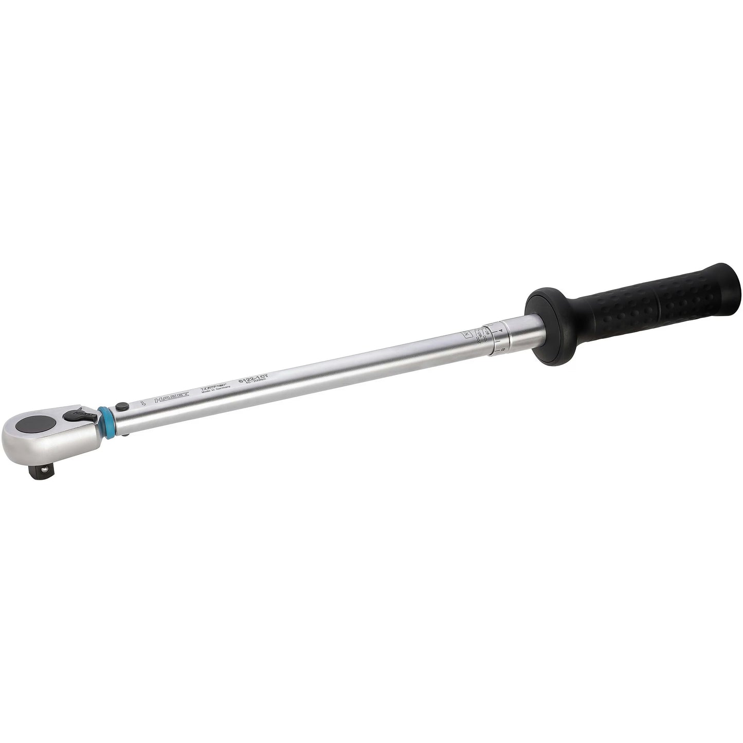 Hazet 6122-1CT 1⁄2″ Torque wrench ∙ 40 – 200 Nm ∙ ±2% ∙ With HiPer reversible ratchet