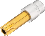Hazet 2788-T100H  1⁄2″ Camshaft adjuster screwdriver bit ∙ with borehole ∙ Tamper-resistant TORX® profile ∙ T100H