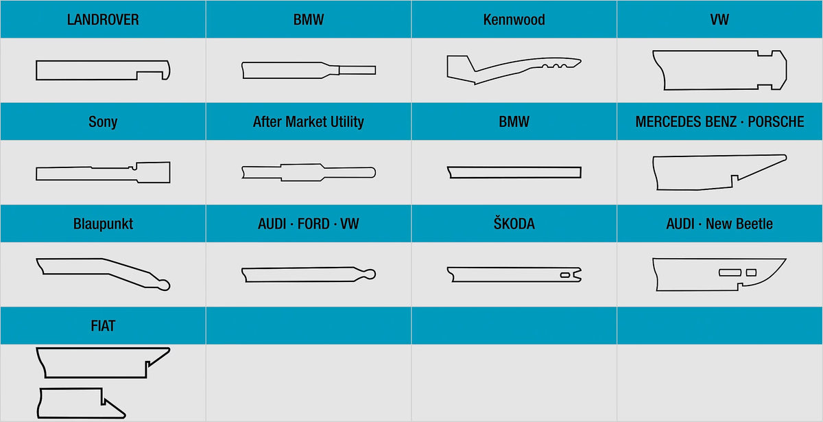 Hazet 4655-1 Radio removal tool