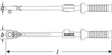 Hazet 5121-2CLT 1⁄2″ Torque wrench ∙ 20 – 120 Nm ∙ ±4%