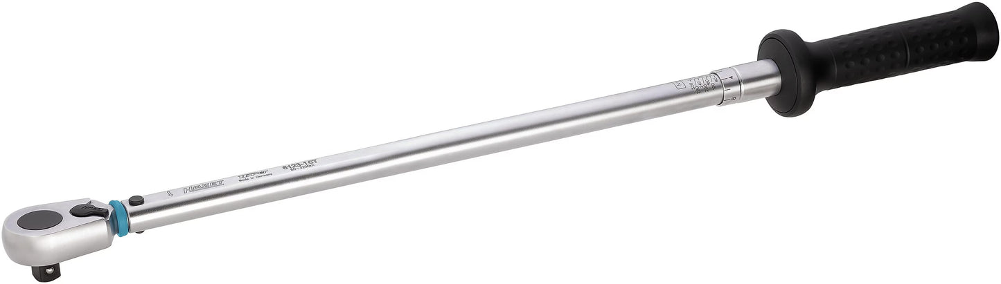 Hazet 6123-1CT 1⁄2″ Torque wrench ∙ 60 – 320 Nm ∙ ±2% ∙ With HiPer reversible ratchet