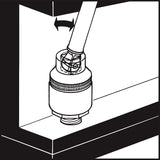 Hazet 919-1  1⁄2″→1⁄2″ Wobble extension ∙ Length: 46 mm