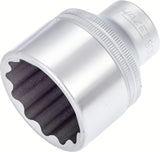 Hazet 900Z-36 1⁄2″ Socket ∙ Outside 12-point traction profile ∙ 36 mm