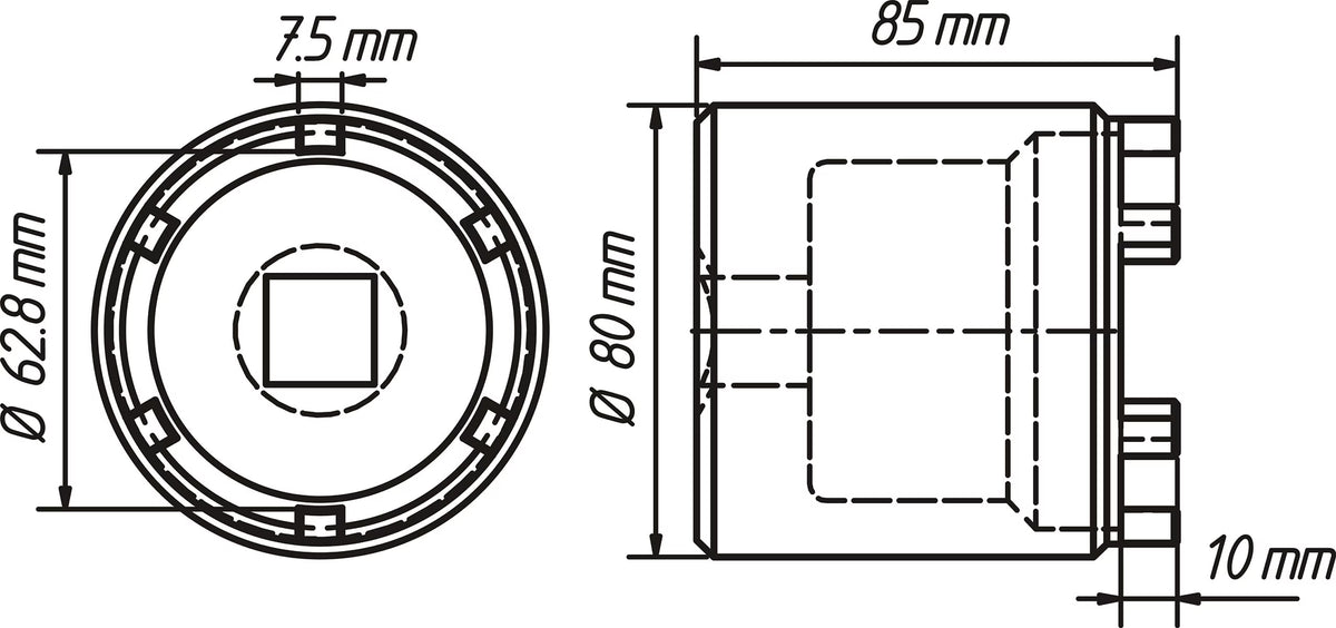 Hazet 4937-62 Commercial vehicle pin wrench