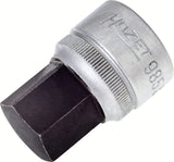 Hazet 985-19 1⁄2″ Screwdriver socket ∙ Inside hexagon profile ∙ 19 mm