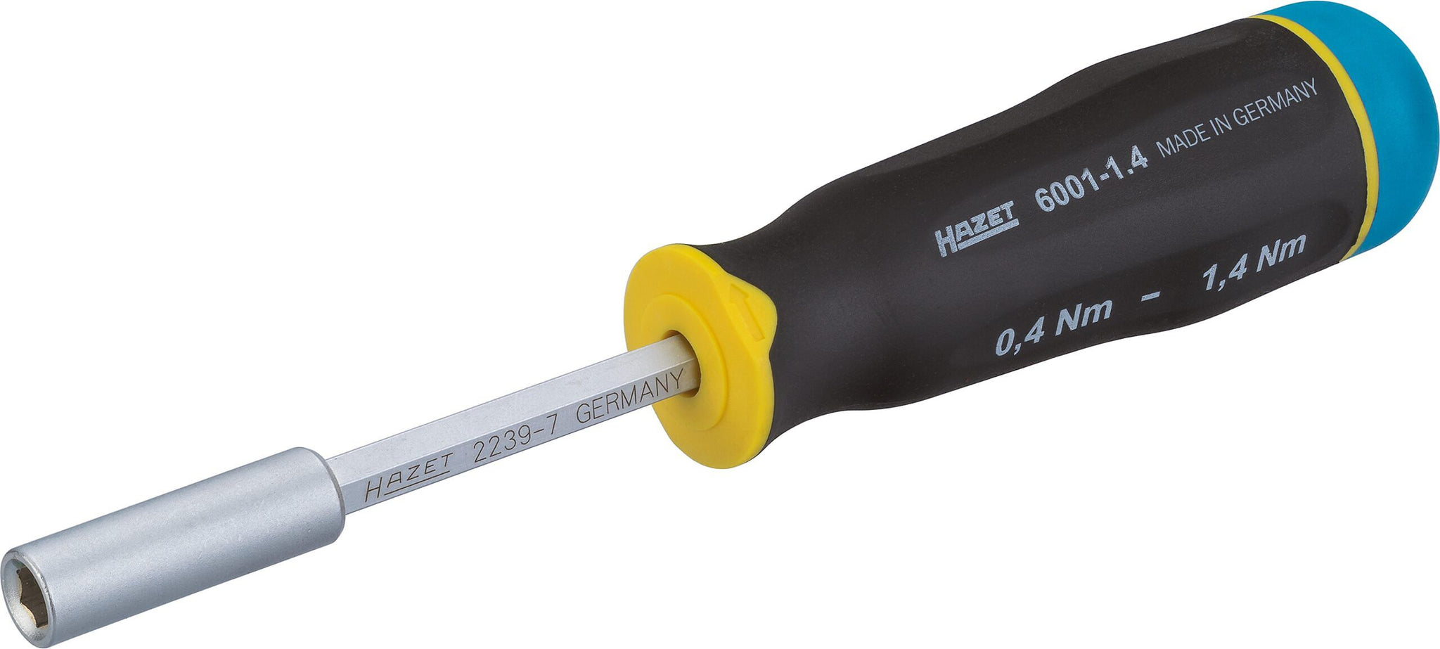 Hazet 6001-1.4/3 1⁄4″ Torque screwdriver ∙ 0.4 – 1.4 Nm ∙ ±15%