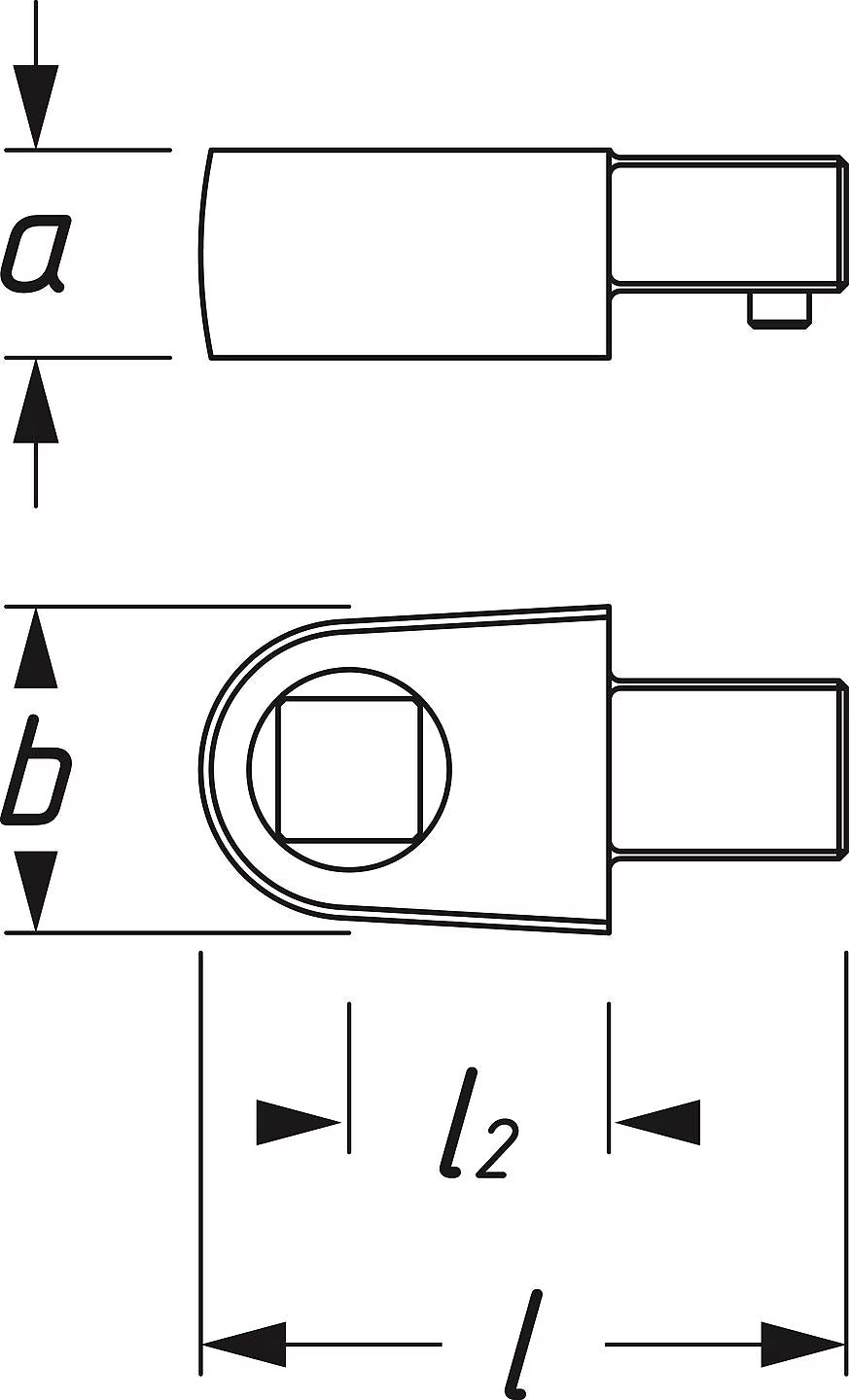 Hazet 6413-3 Sliding square