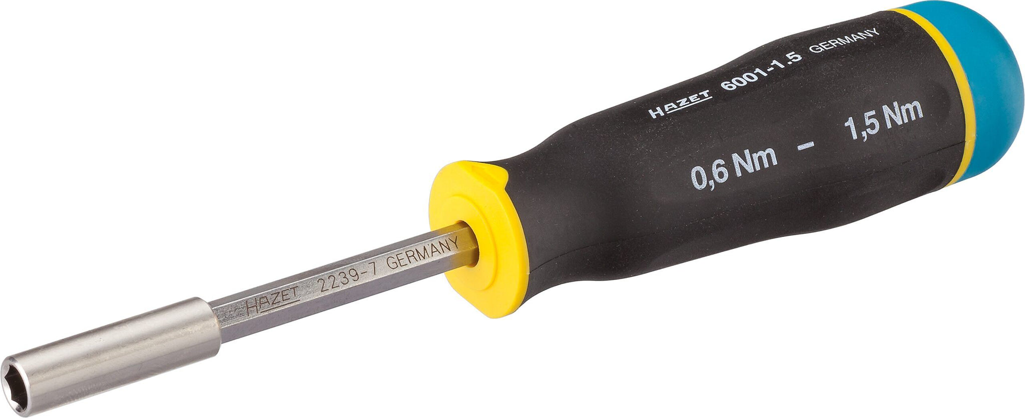 Hazet 6001-1.5/3 1⁄4″ Torque screwdriver ∙ 0.6 – 1.5 Nm ∙ ±10%