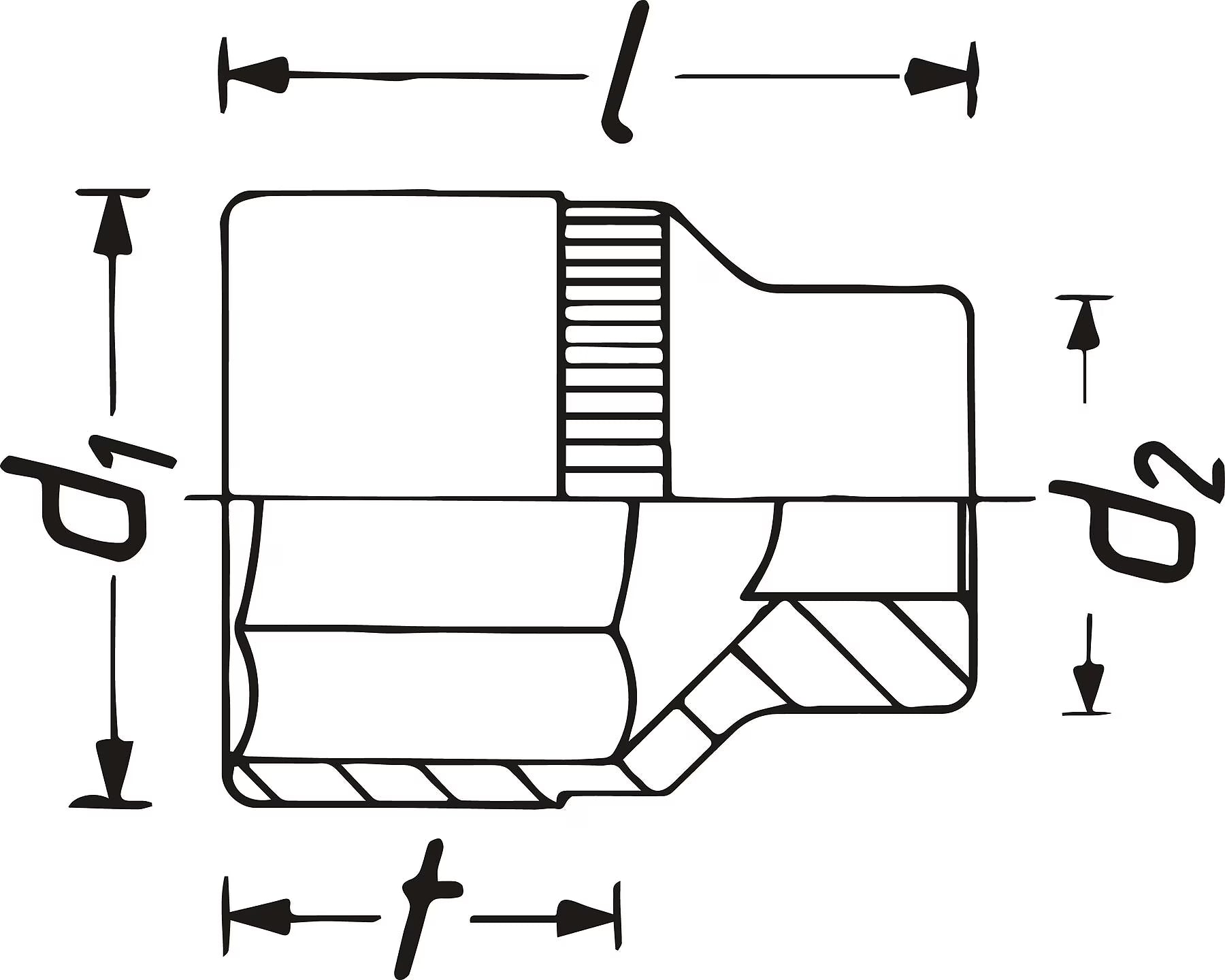 Hazet 1000-36 3⁄4″ Socket ∙ 6-point outer profile ∙ 36 mm