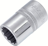 Hazet 900Z-16 1⁄2″ Socket ∙ Outside 12-point traction profile ∙ 16 mm