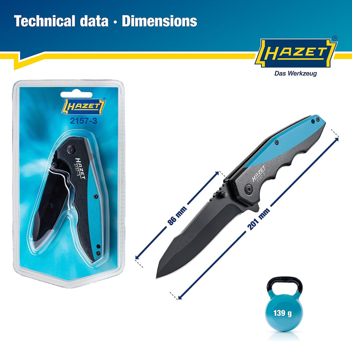 Hazet 2157-3 Jack-knife