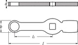 Hazet 4937-19 Box-end wrench ∙ with 2 striking faces