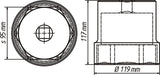 Hazet 4937-95 Commercial vehicle oil cap/axle nut socket