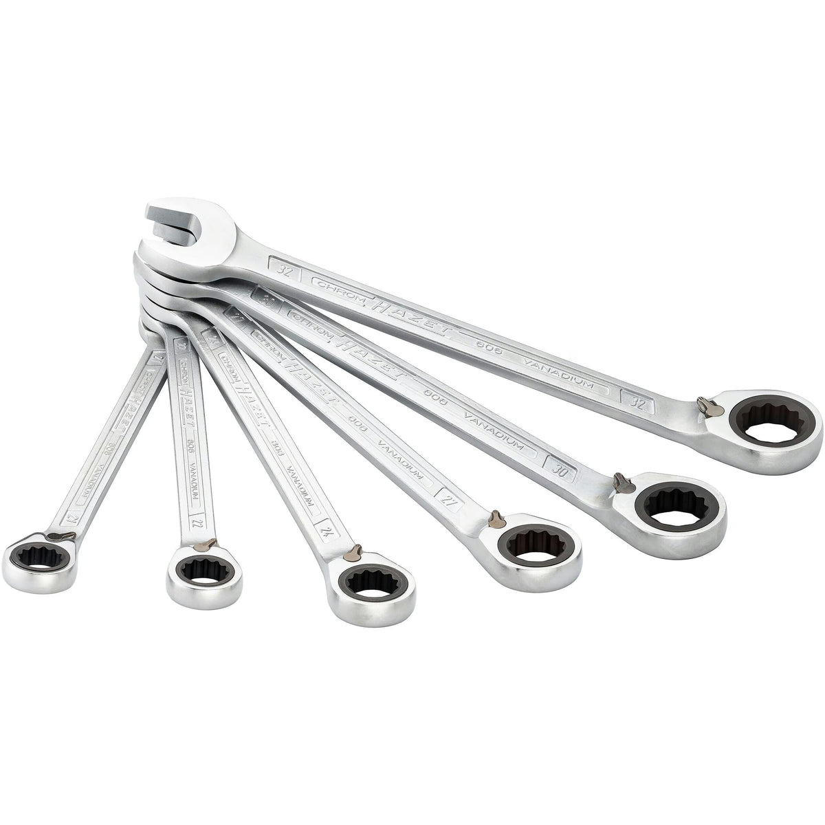 Hazet 606/6-1 Ratcheting combination wrench set