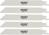 Hazet 9034P-R/5 Reciprocating sabre saw blades∙ 18 teeth / inch ∙ bevelled ∙ corrugated teeth ∙ total length: 153 mm