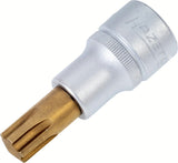 Hazet 991-12 1⁄2″ Screwdriver socket ∙ Spline Socket Ribe-CV ∙ M12