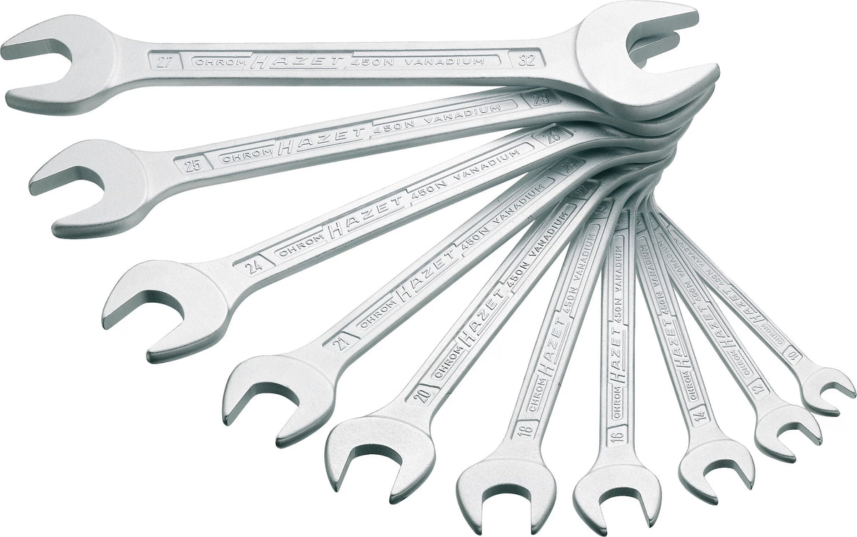 Hazet 450N/10 Double open-end wrench set