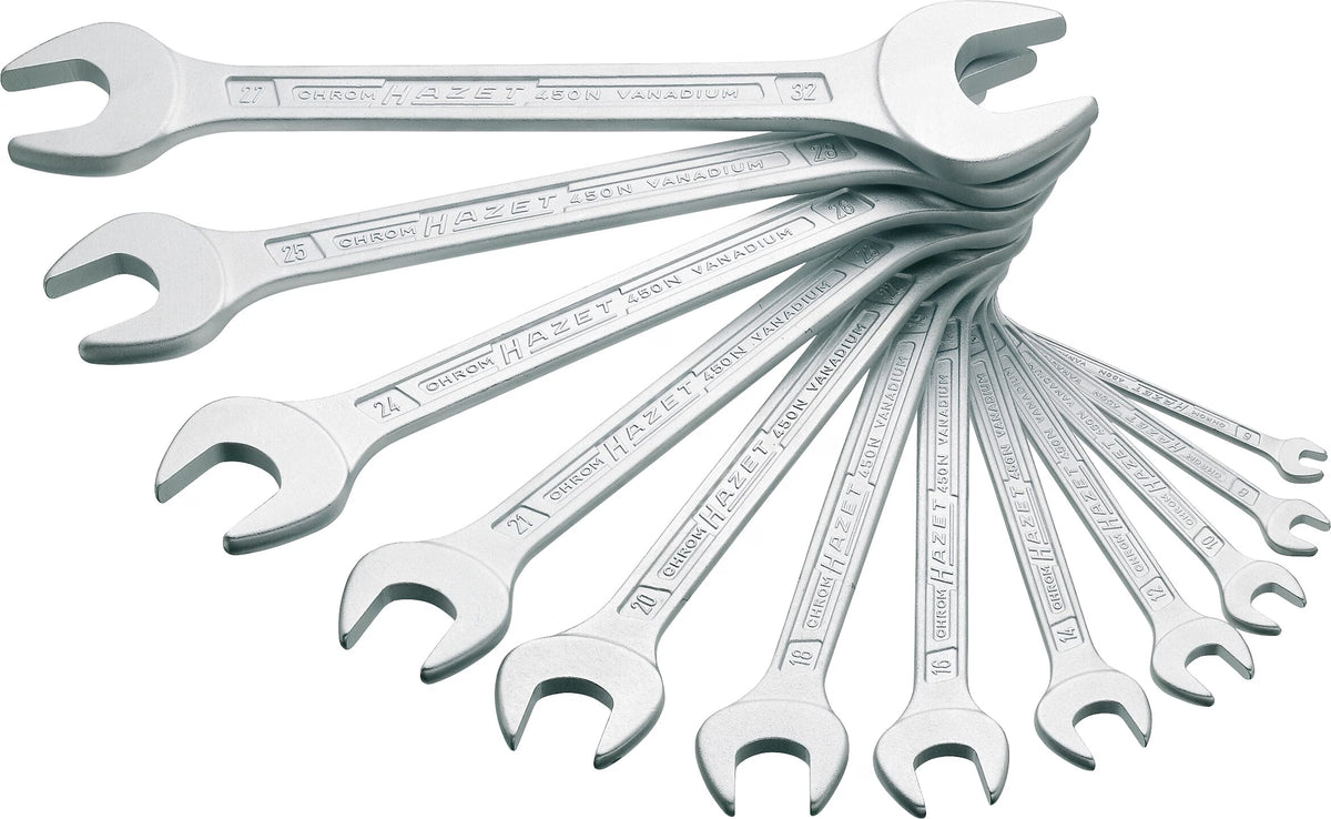 Hazet 450N/12 Double open-end wrench set