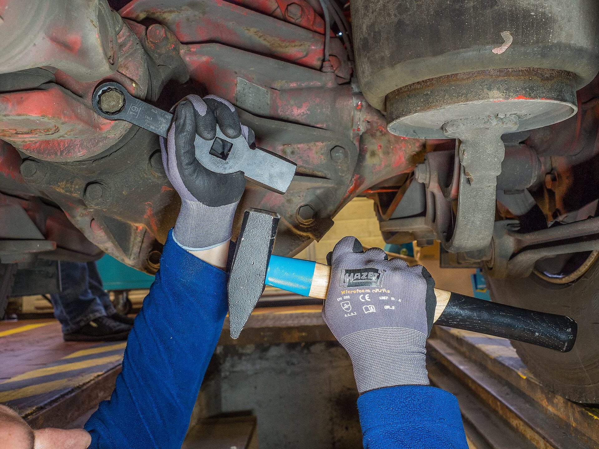 Hazet 4937-19 Box-end wrench ∙ with 2 striking faces