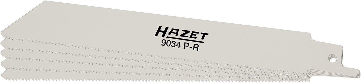 Hazet 9034P-R/5 Reciprocating sabre saw blades∙ 18 teeth / inch ∙ bevelled ∙ corrugated teeth ∙ total length: 153 mm