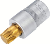 Hazet 992-T60 1⁄2″ Screwdriver socket ∙ Inside TORX® profile ∙ T60