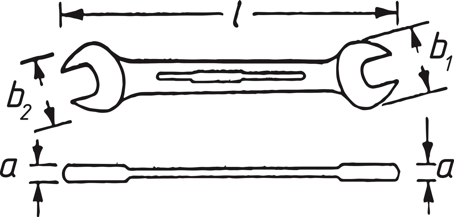 Hazet 450N-41X46 Double open-end wrench