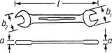 Hazet 450N-41X46 Double open-end wrench