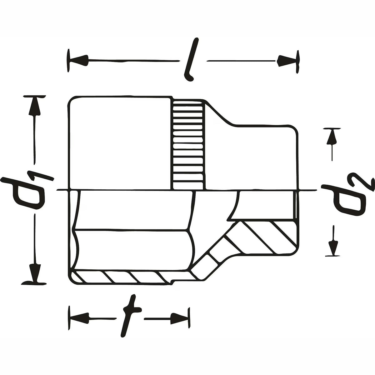 Hazet 900-18 1⁄2″ Socket ∙ Outer 6-point traction profile ∙ 18 mm