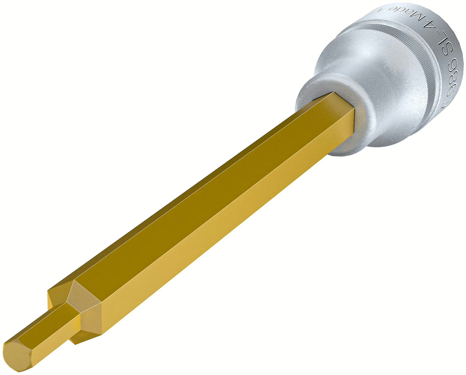 Hazet 986SL-4 1⁄2″ Screwdriver socket ∙ Inside hexagon profile ∙ 4 mm