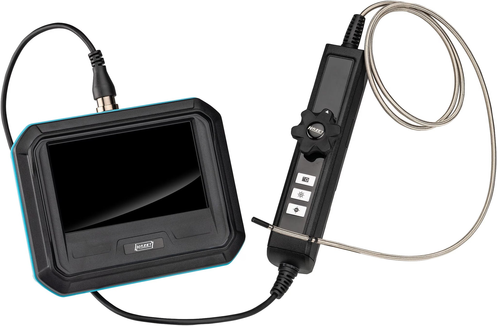 Hazet 4812-23/5AF HD touchscreen borescope set with 180° swivelling probe ∙ ⌀ 3.9 mm
