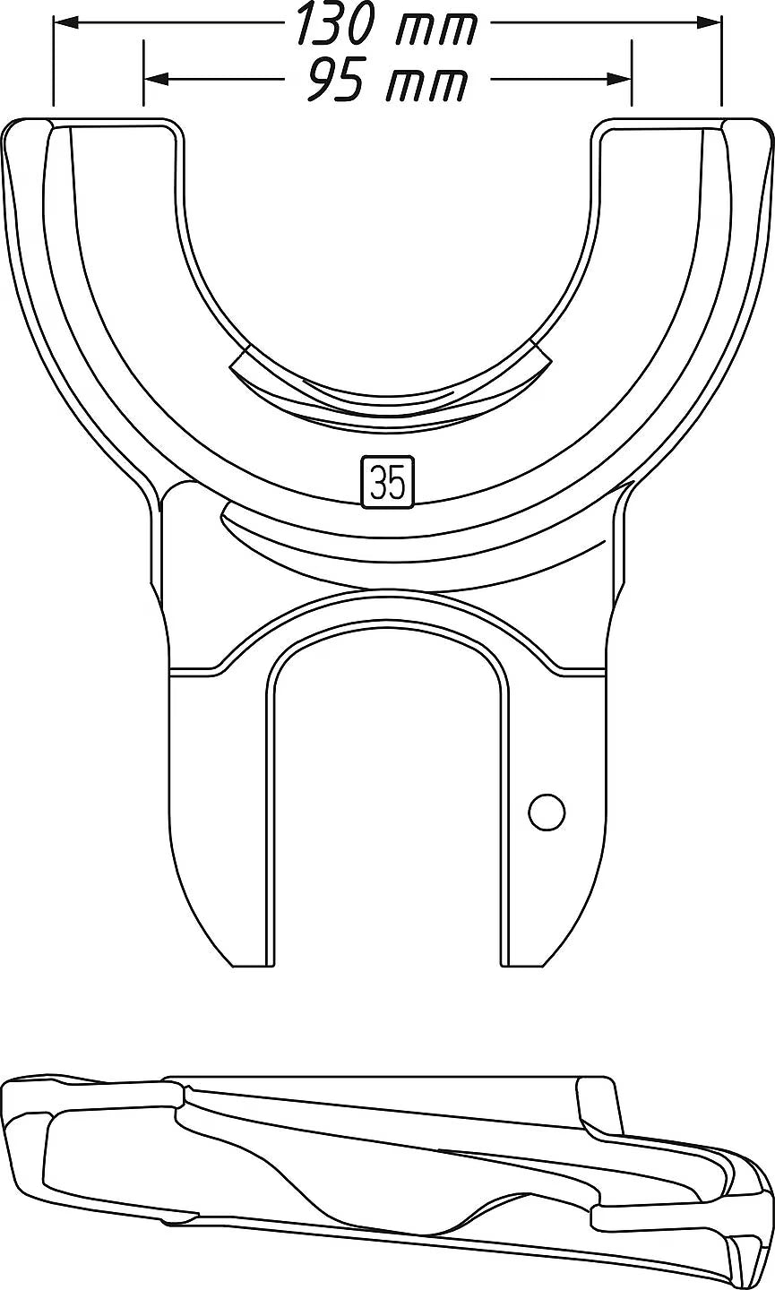 Hazet 4900-35 Tensioning jaw