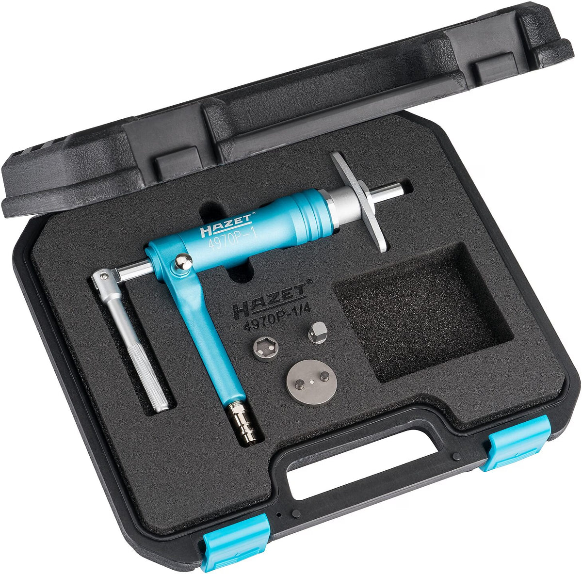 Hazet 4970P-1/4  Brake piston readjusting tool set ∙ pneumatic