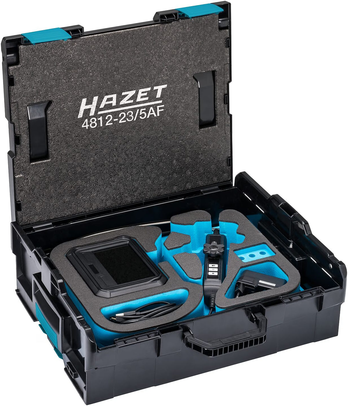 Hazet 4812-23/5AF HD touchscreen borescope set with 180° swivelling probe ∙ ⌀ 3.9 mm