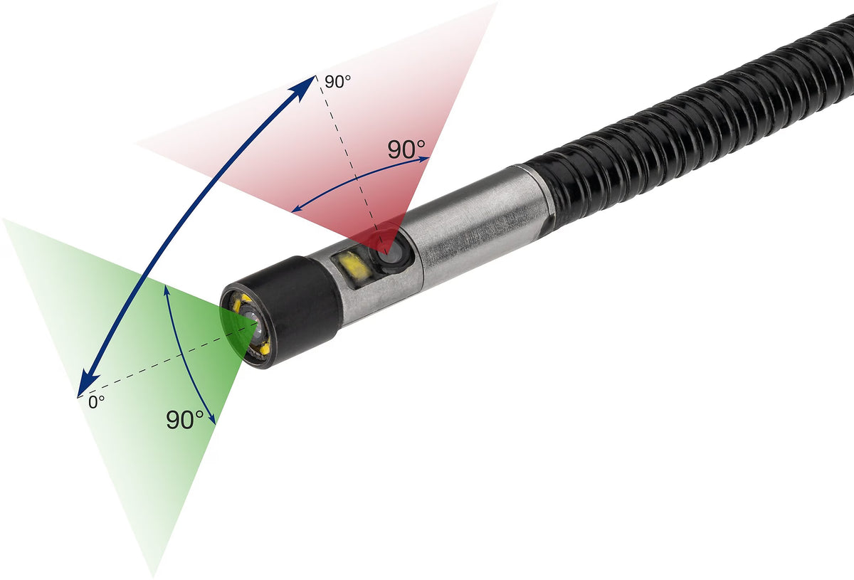Hazet 4812-11FS HD probe ⌀ 4.9 mm ∙ front and side camera