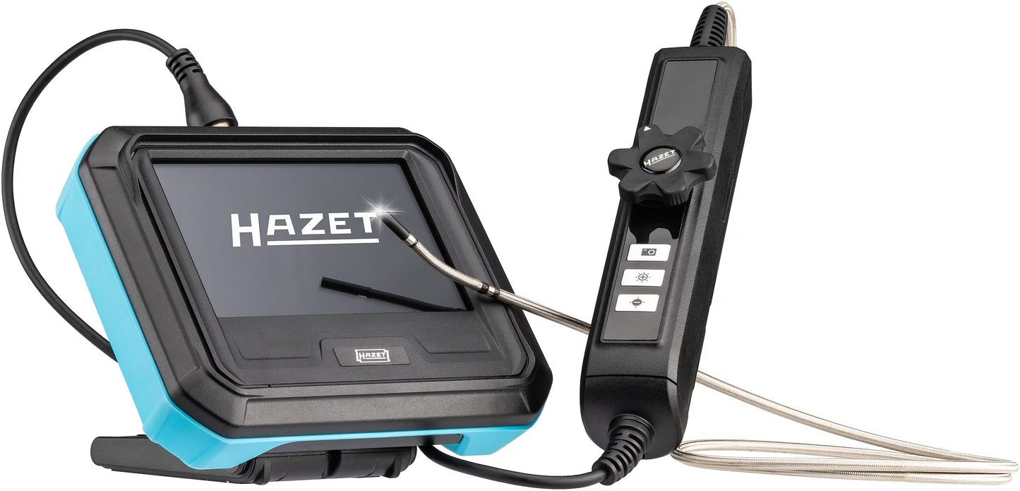 Hazet 4812-23/5AF HD touchscreen borescope set with 180° swivelling probe ∙ ⌀ 3.9 mm