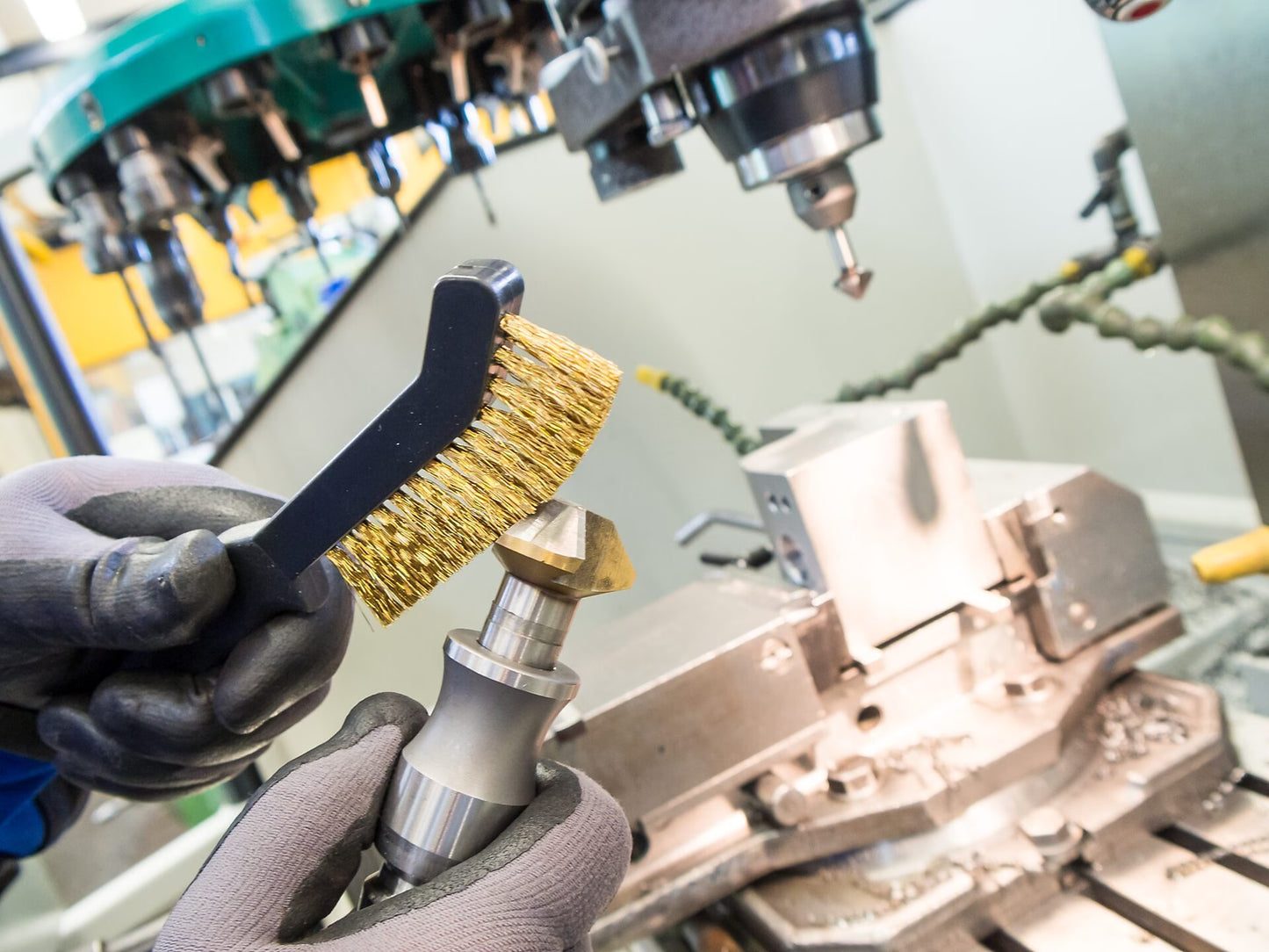 Hazet 4968-3 Brass brake calliper brush
