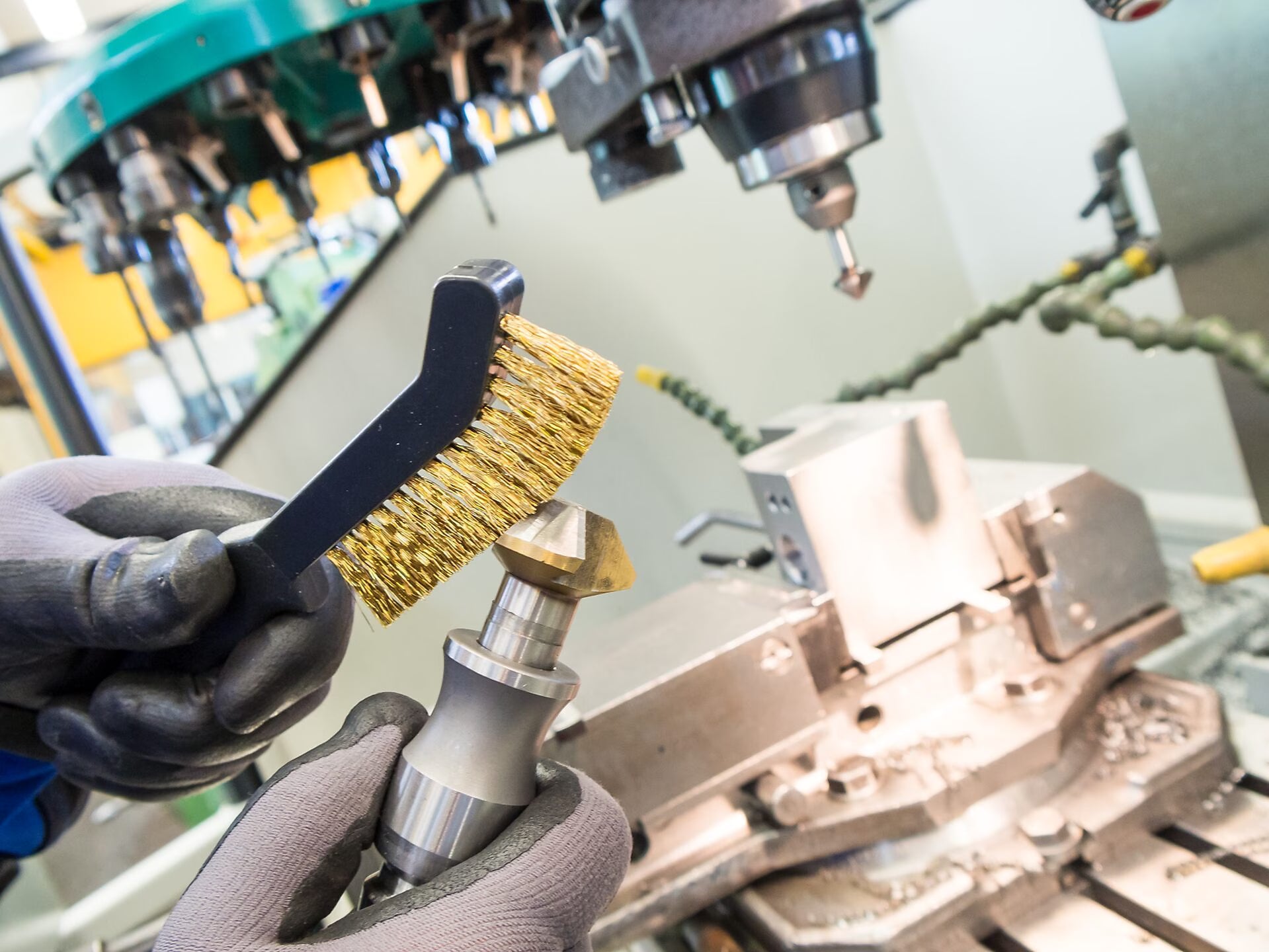 Hazet 4968-3 Brass brake calliper brush