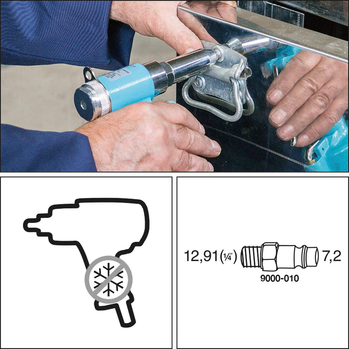Hazet 9037SPC Blind rivet gun