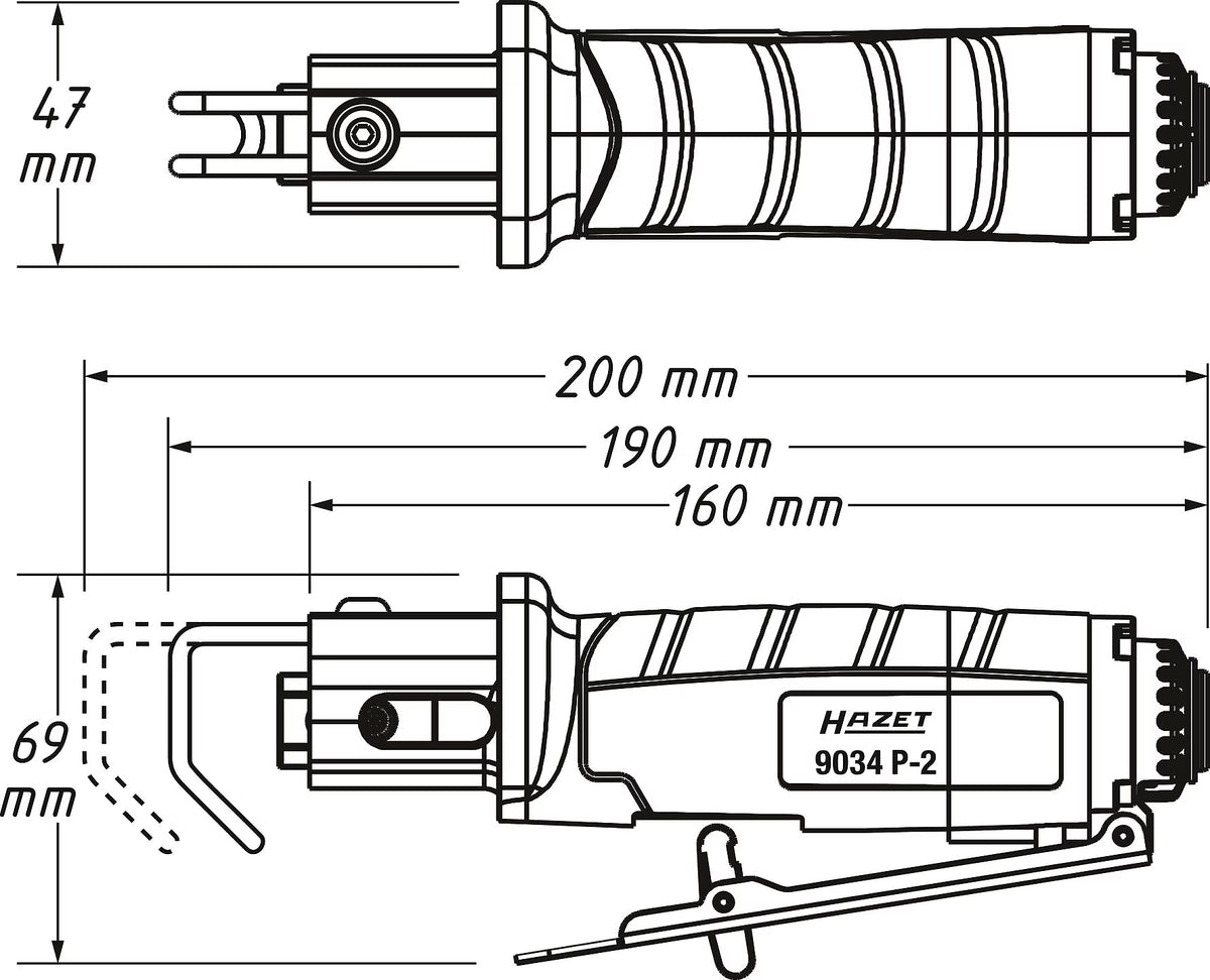 Hazet 9034P-2 Sabre saw