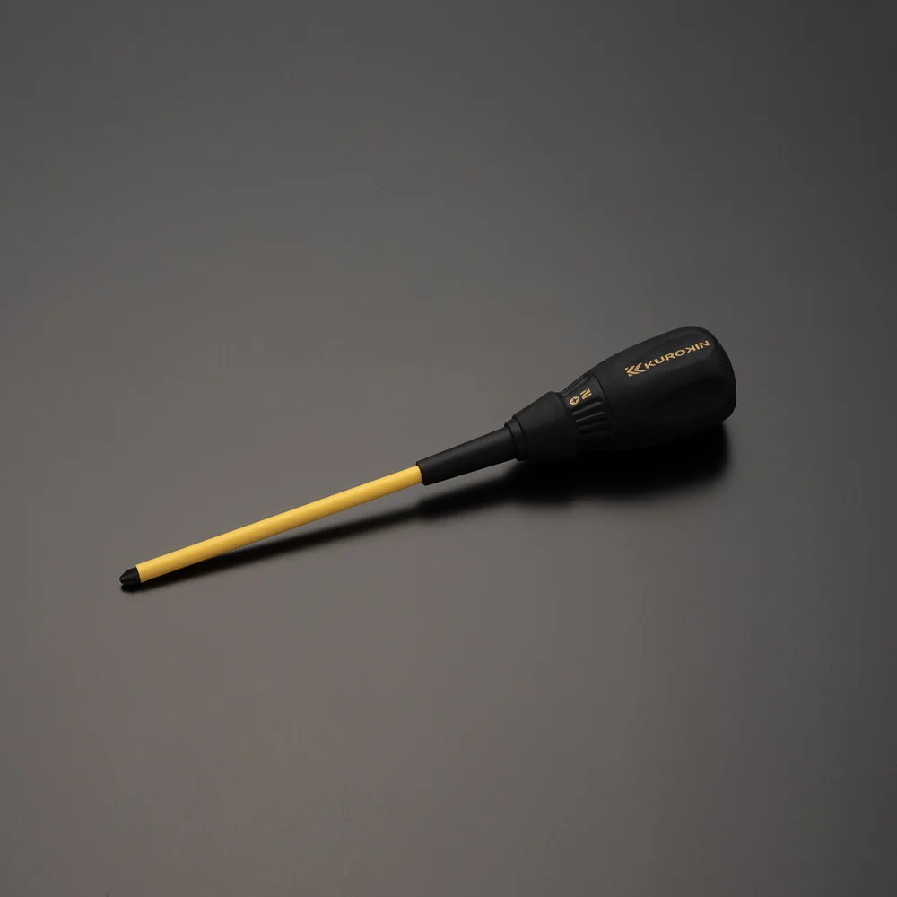 Fujiya Kurokin 556D-BG 5.5 x 150mm Electrician's Slotted Screwdriver