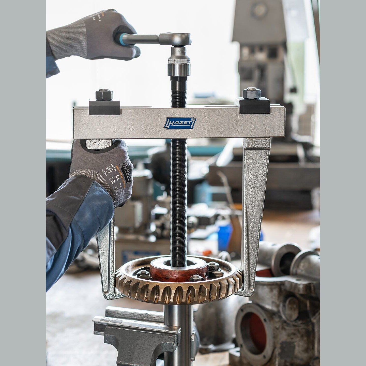 Hazet 1750-34 Quick-clamping puller ∙ 2-arm