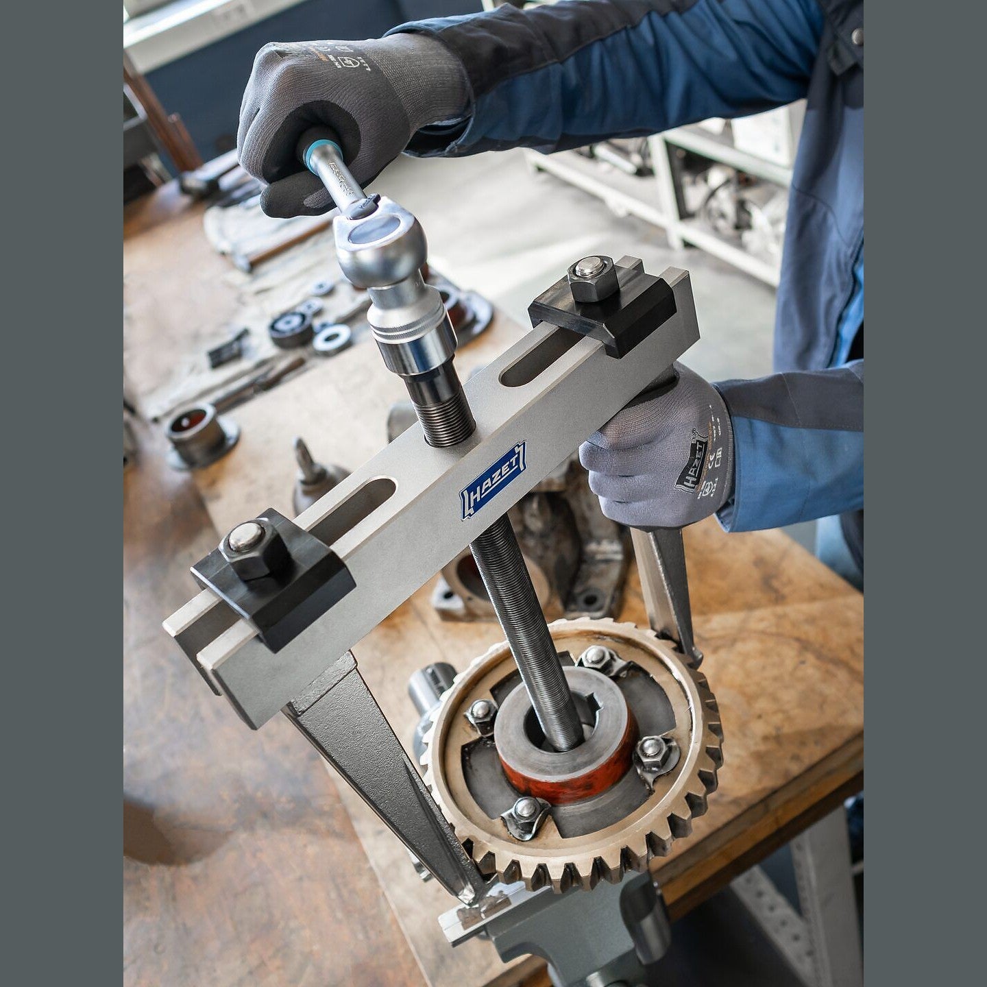 Hazet 1750-34 Quick-clamping puller ∙ 2-arm