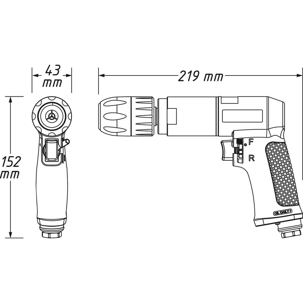 Hazet 9030P-1 Drilling machine