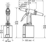 Hazet 9037SPC Blind rivet gun