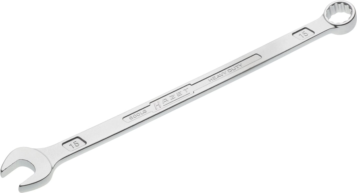 Hazet 600LG-15 Combination wrench ∙ extra long ∙ slim design