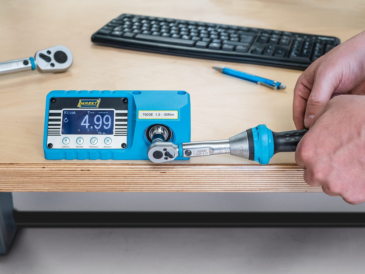 Hazet 7903E Torque tester ∙ electronic ∙ 1.5– 30 Nm