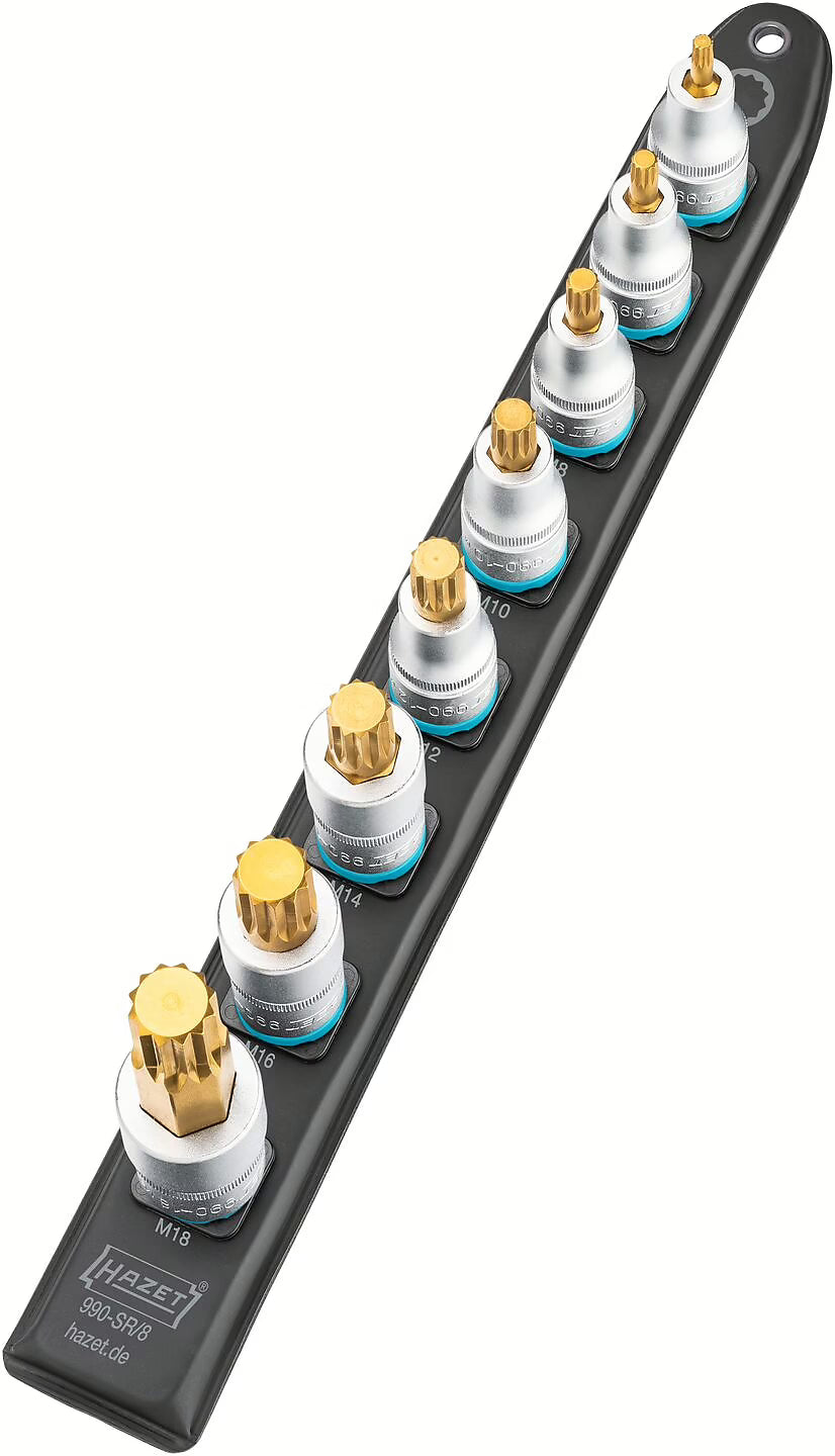Hazet 990-SR/8 SmartRail ∙ Flexible plastic plug-in rail