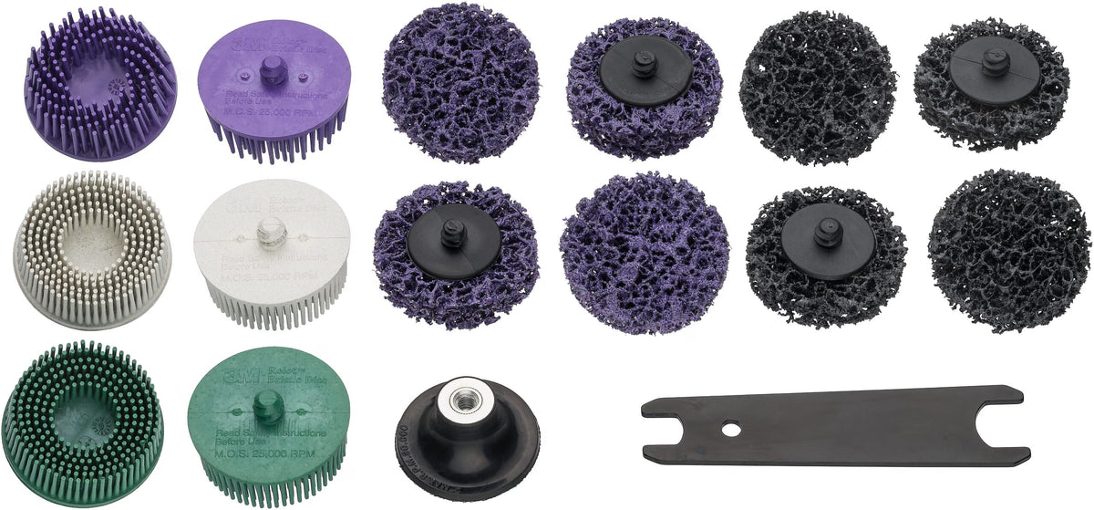 Hazet 9033-11/17 Bristle grinder set
