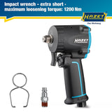 Hazet 9012M-1  1⁄2″ Impact wrench ∙ extra short ∙ 1200 Nm